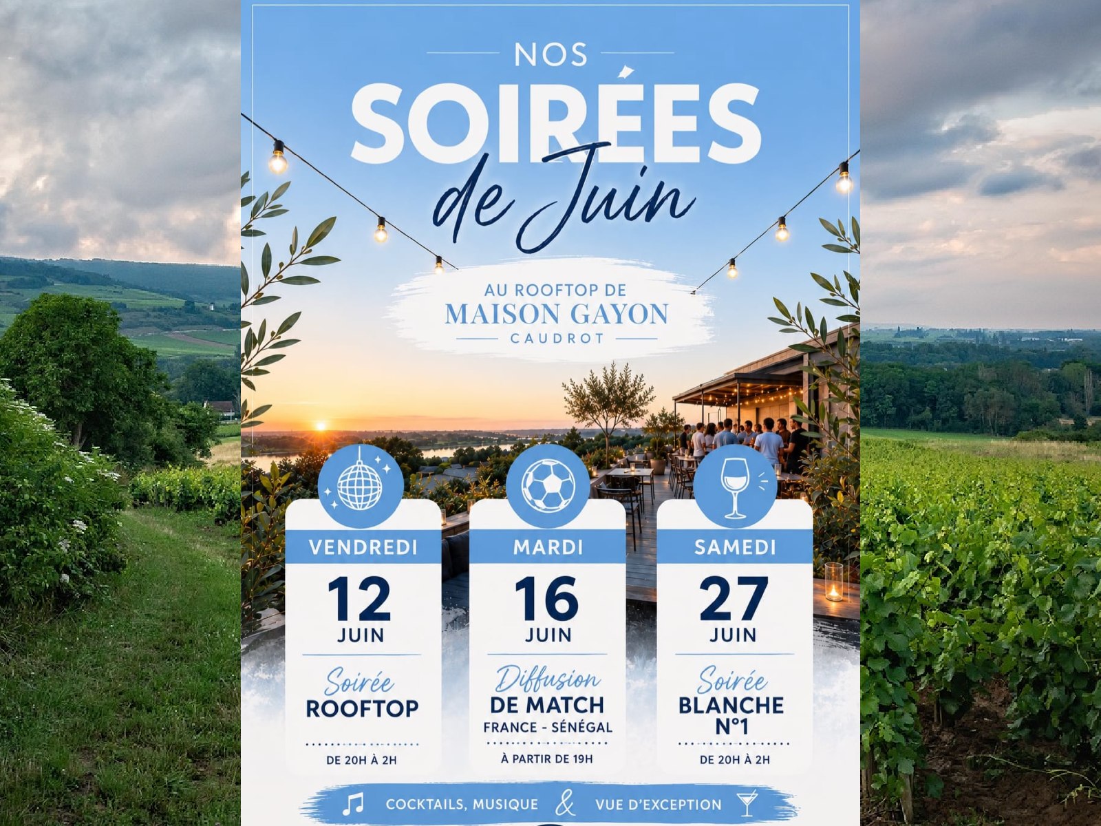 Soirée Blanche au château Gayon