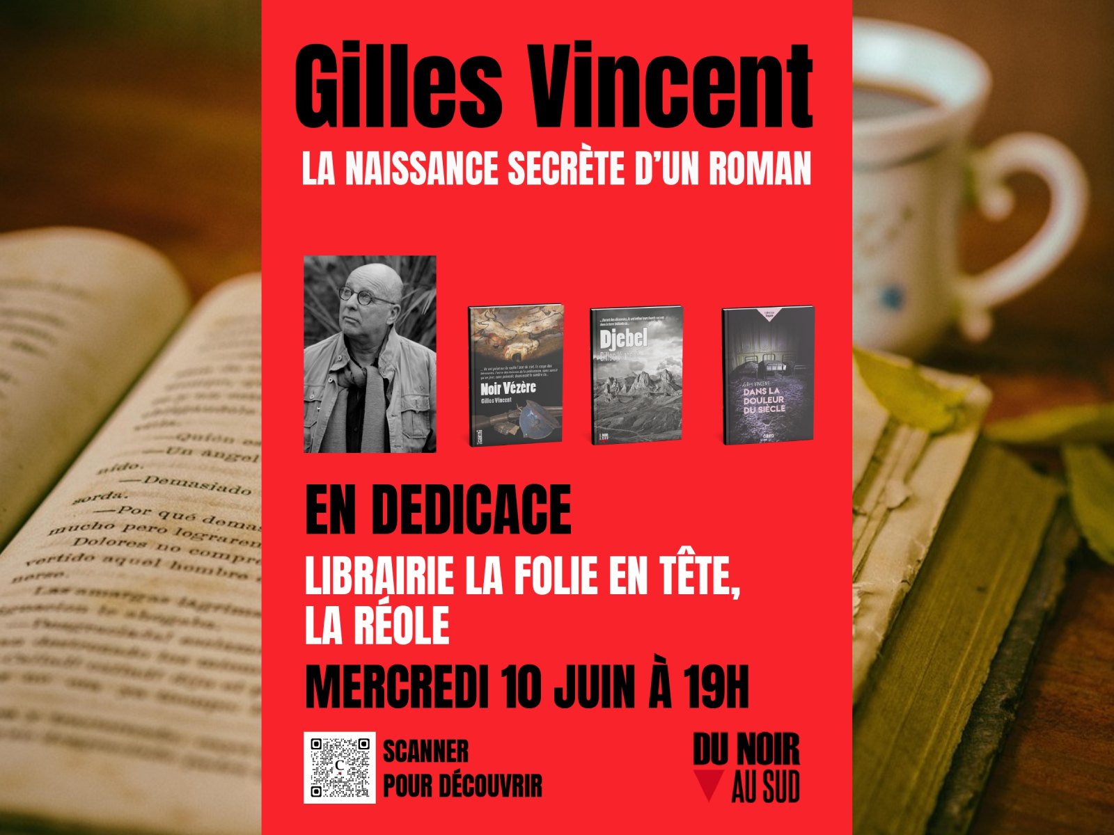 Rencontre et décicaces : Gilles Vincent
