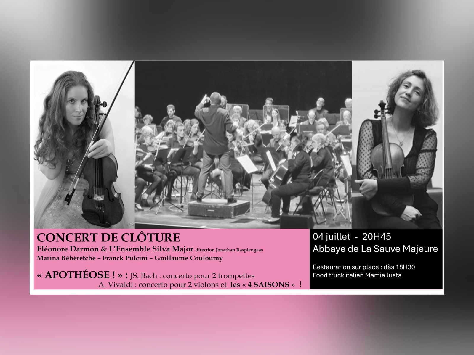 Concert de clôture : Eléonore Darmon & l’ensem ...