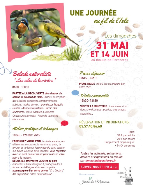 Une journée au fil de l’Isle au Moulin de Porc ...