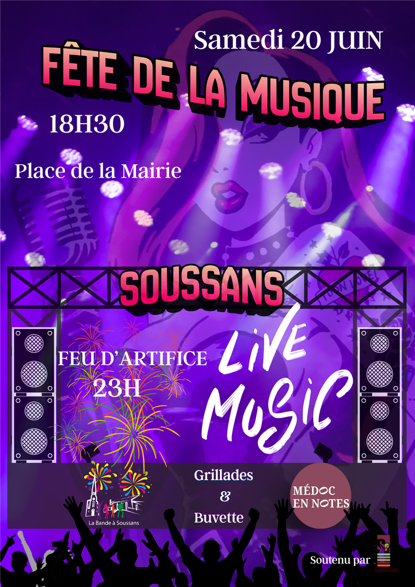 Fête de la musique Soussans 2026
