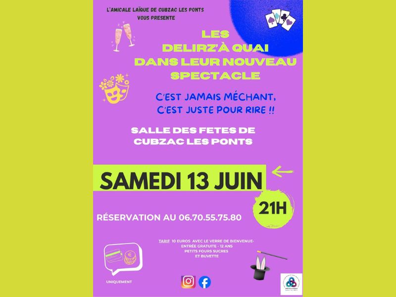 Les Délirz’à Quai présentent leur nouveau spec ...