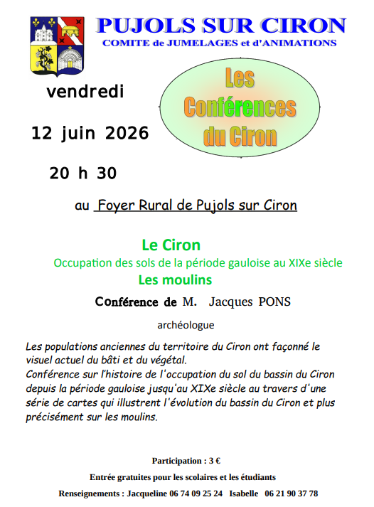 Conférence : Le Ciron - Occupation des sols de ...