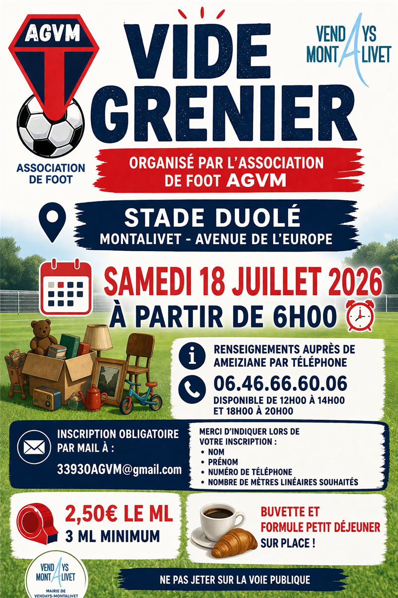 VIDE GRENIER - AGVM