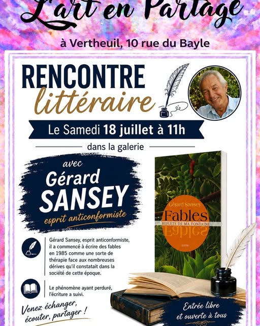 Café littéraire à l'Art en Partage