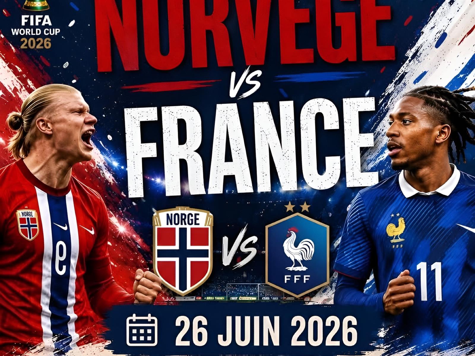 Coupe du monde 2026 : Norvège - France