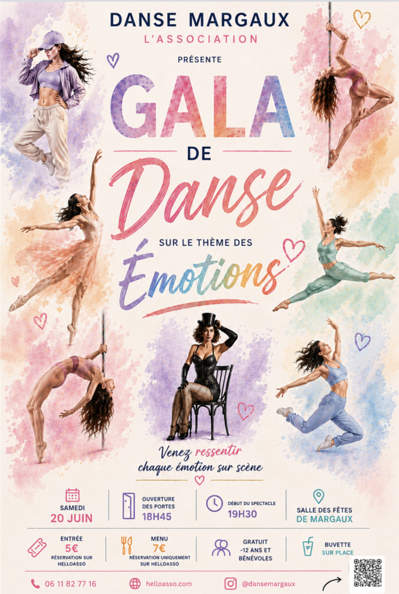 Gala Danse Margaux sur le thème des émotions