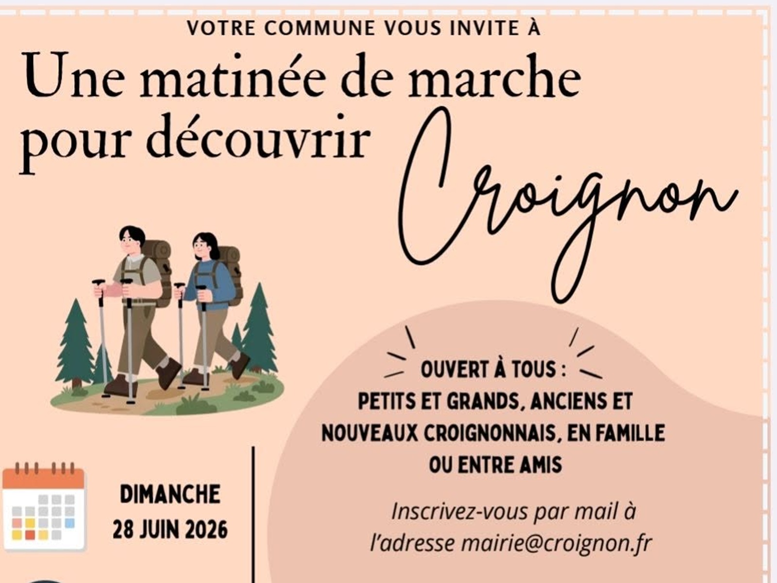 Marche pour découvrir Croignon