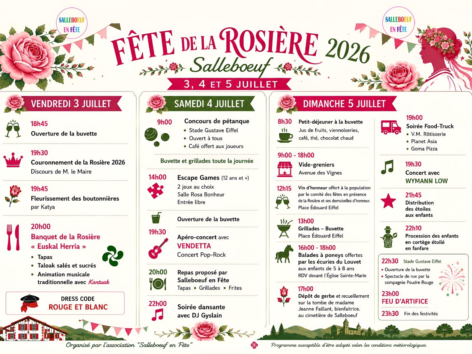 Fête locale de la rosière