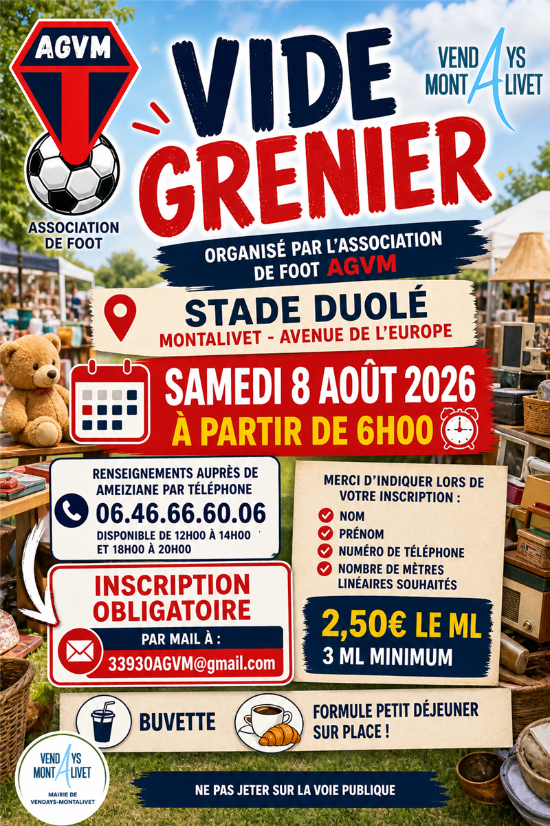 vide grenier agvm
