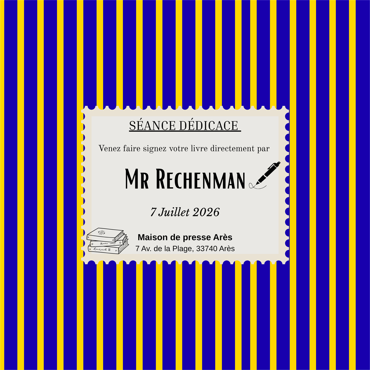 Séance signature par Mr Rechenman