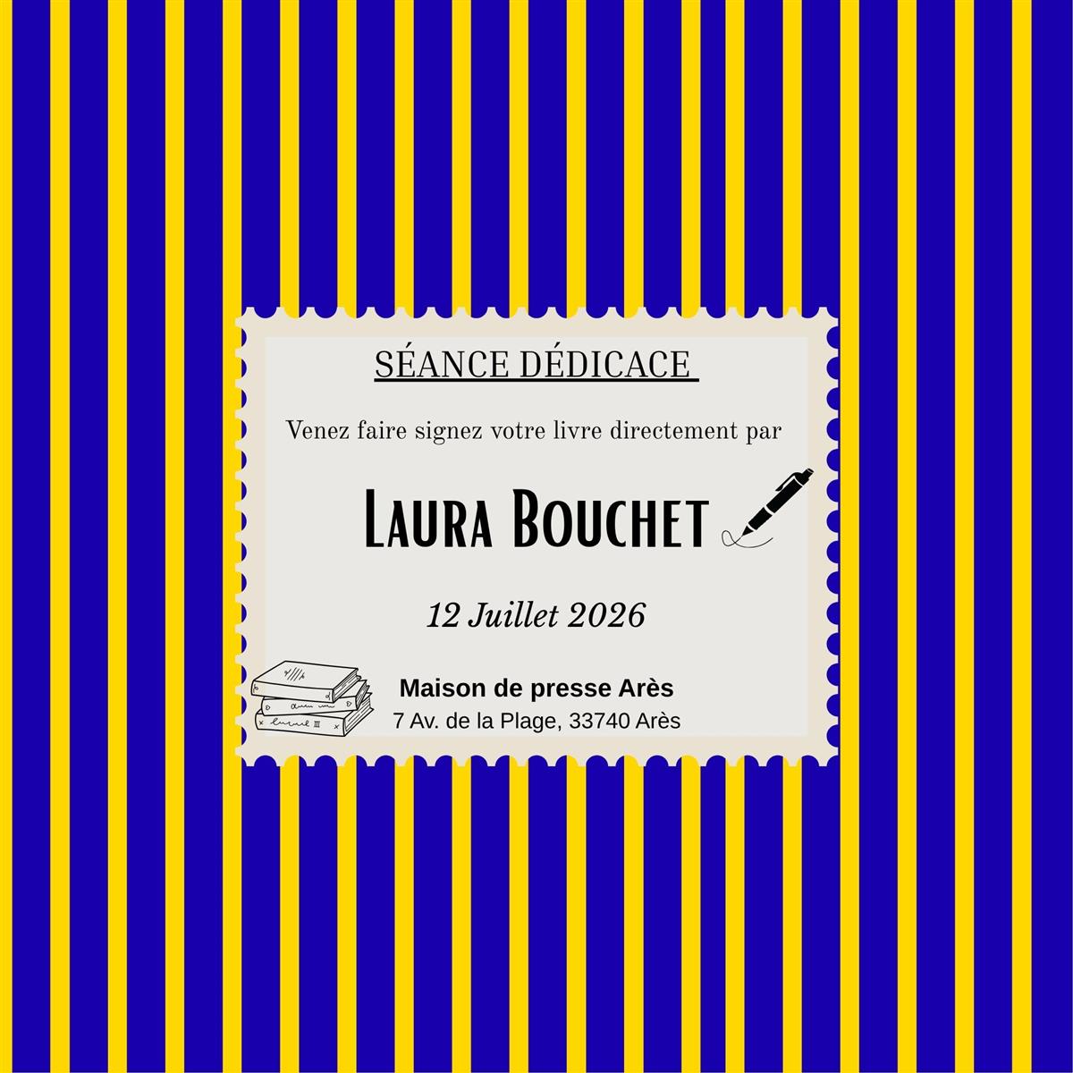 Séance signature par Laura Bouchet