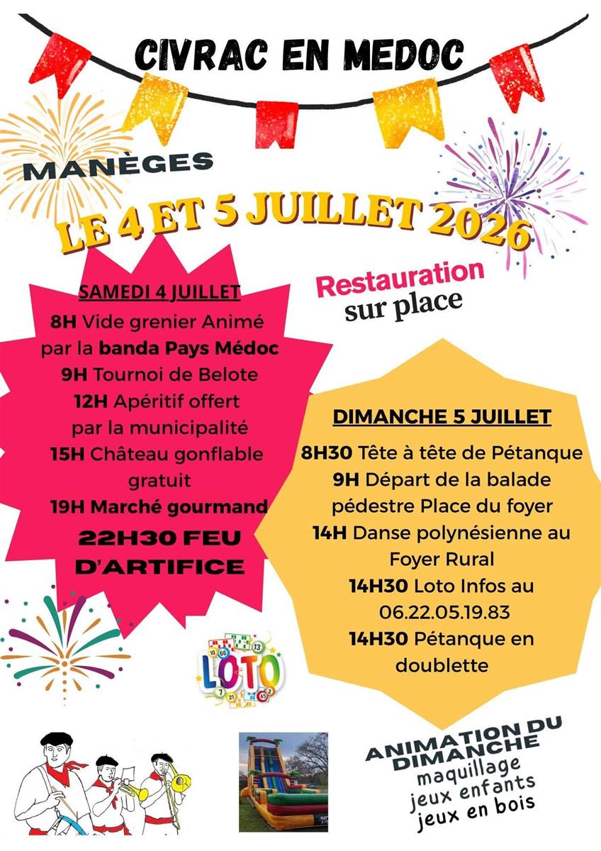 Fête du village à Civrac-Médoc