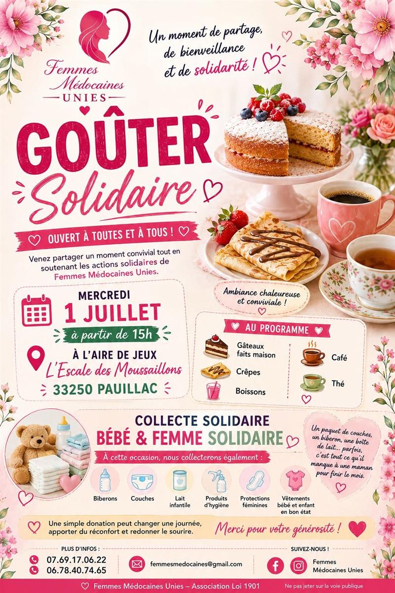 Goûter solidaire