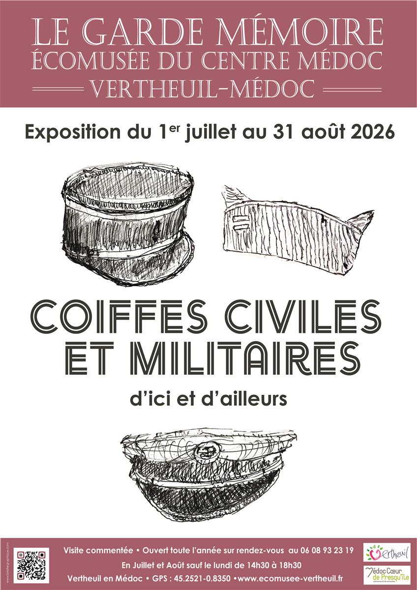 Exposition : coiffes civiles et militaires d'i ...