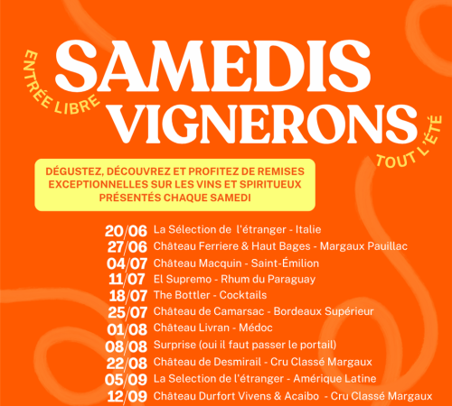 SAMEDIS VIGNERONS : Mama Sama - Rhum arrangé de Bordeaux