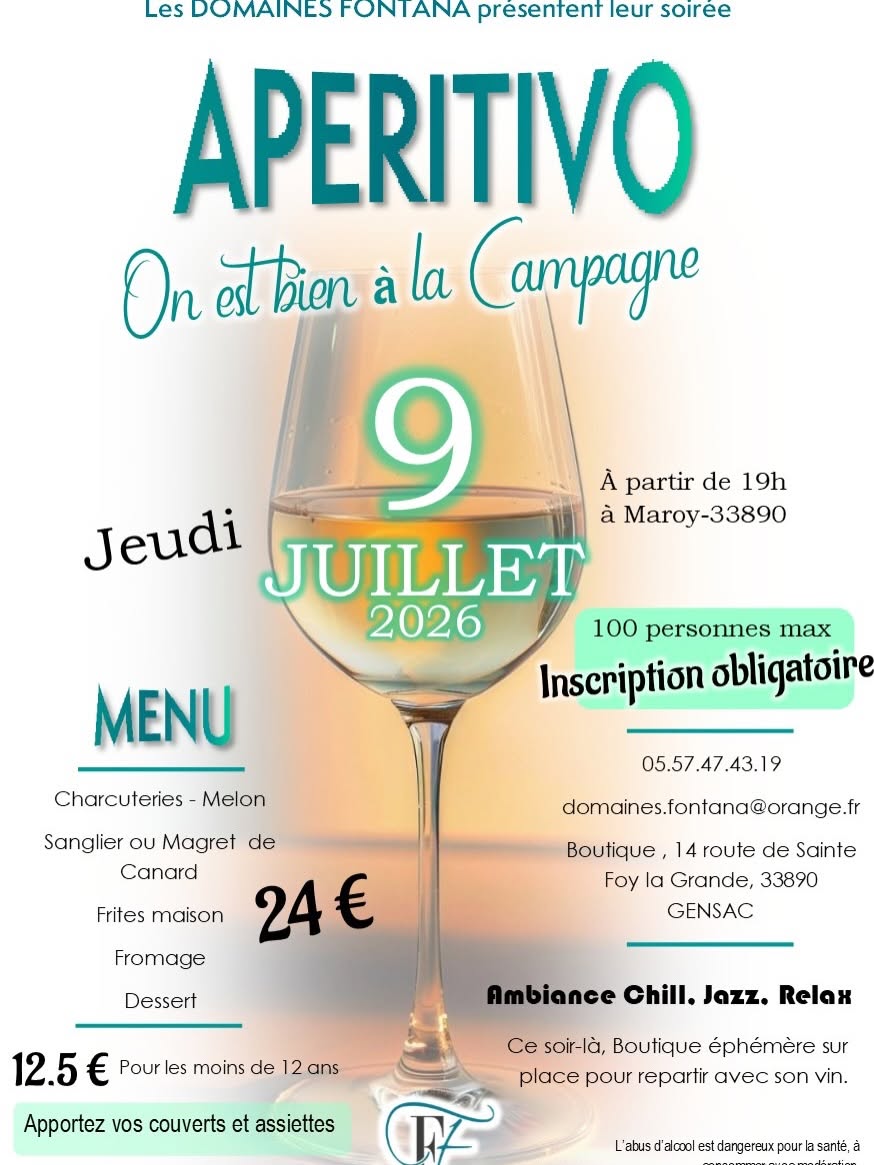 Aperitivo domaines FONTANA