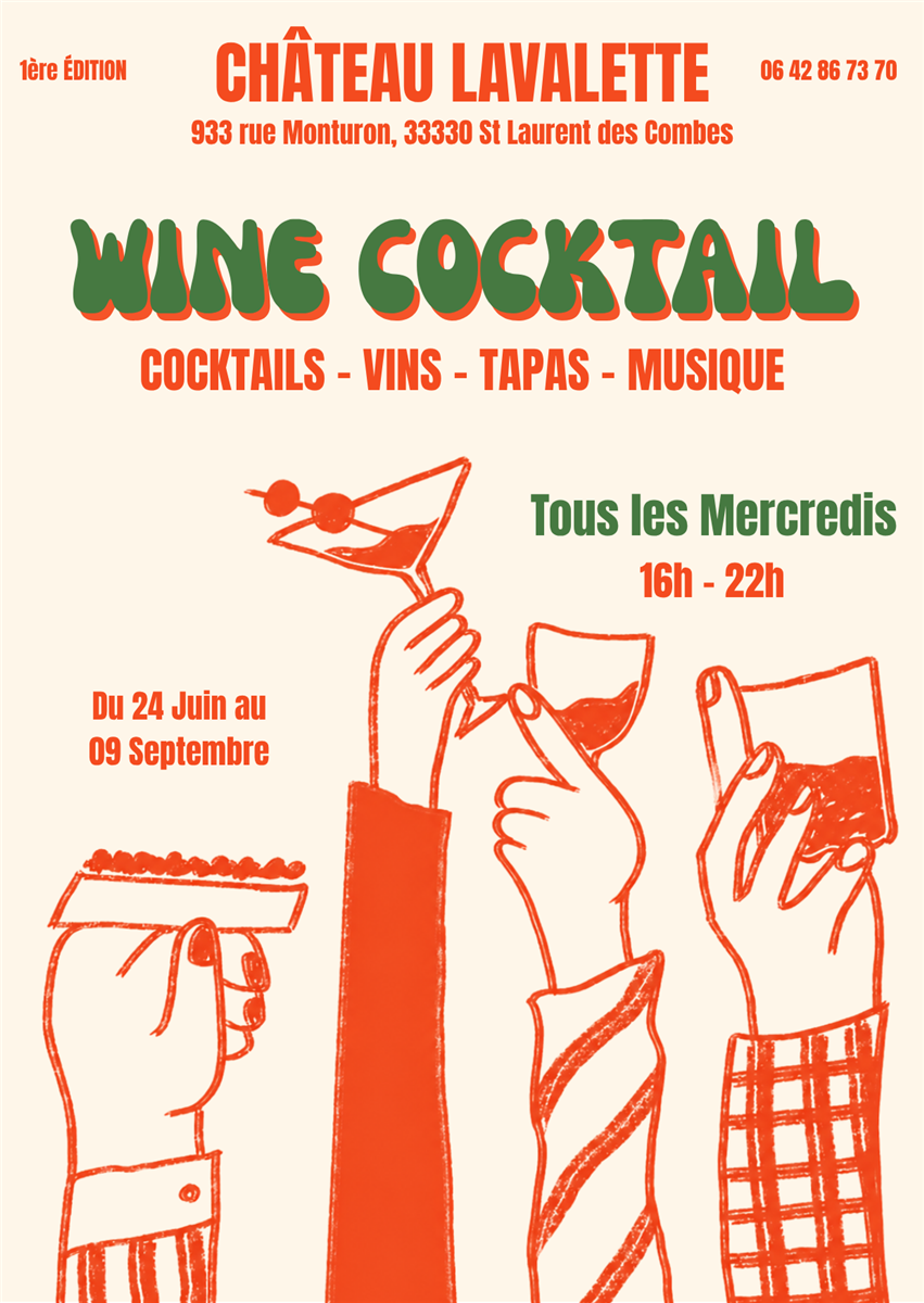 Wine Cocktail au Château Lavalette