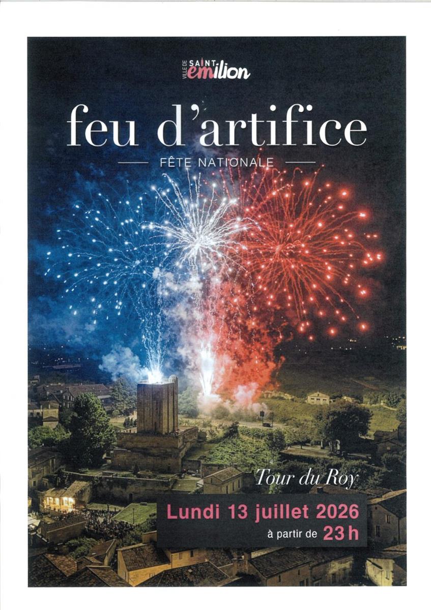 Feu d'artifice de Saint-Emilion