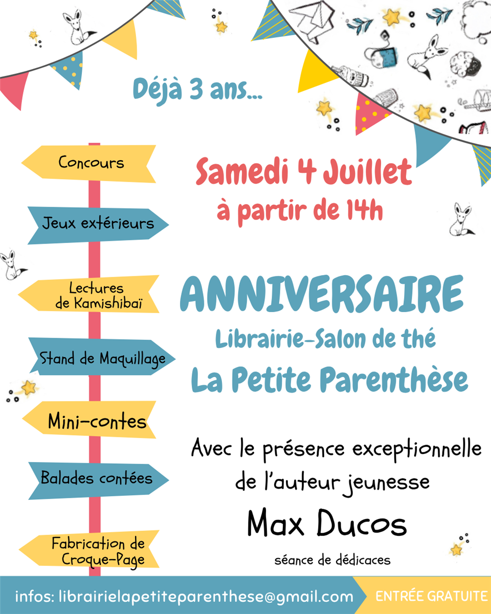 La Petite Parenthèse fête ses 3 ans !