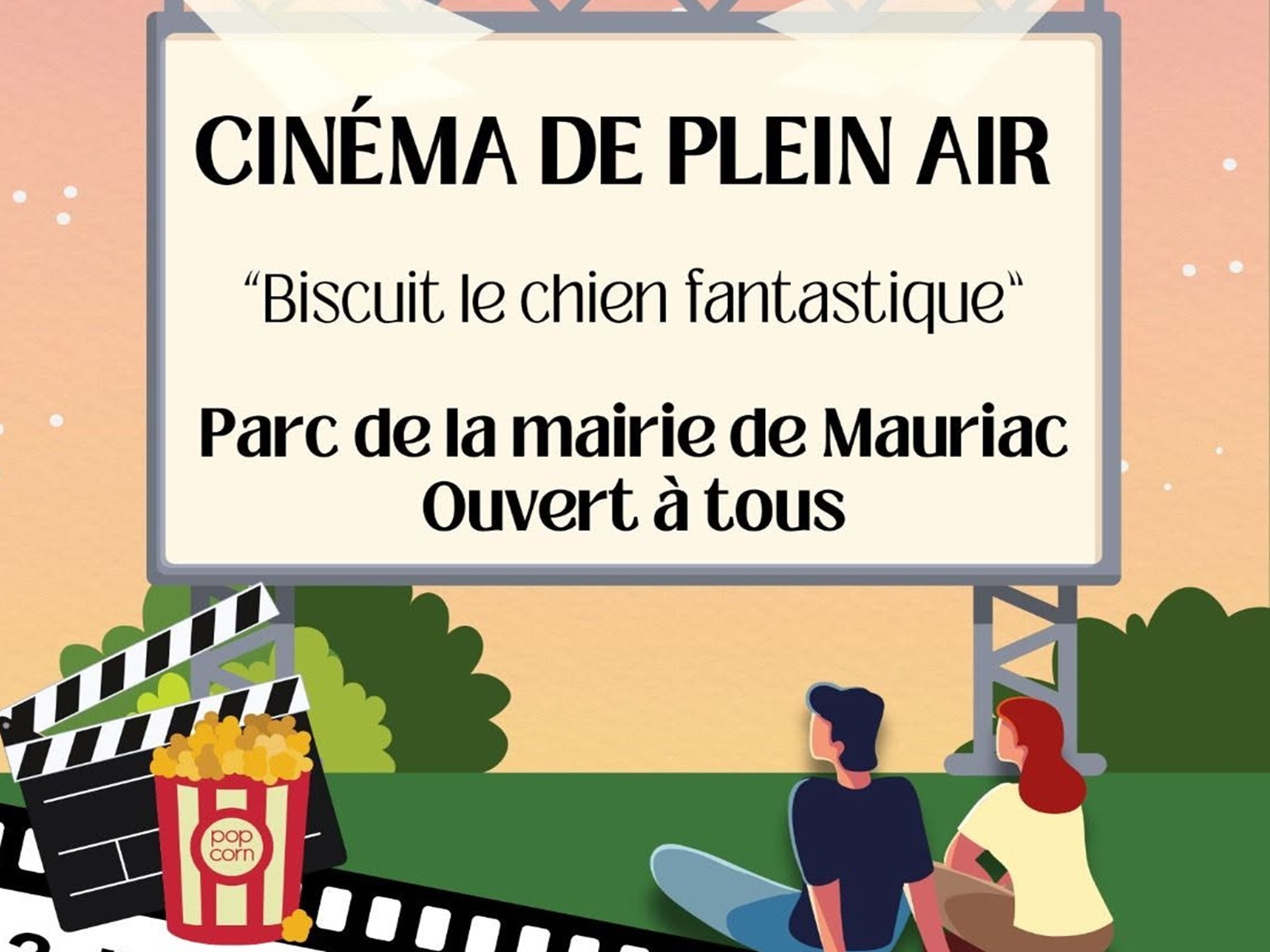 Cinéma en plein air : "Biscuit, le chien fanta ...