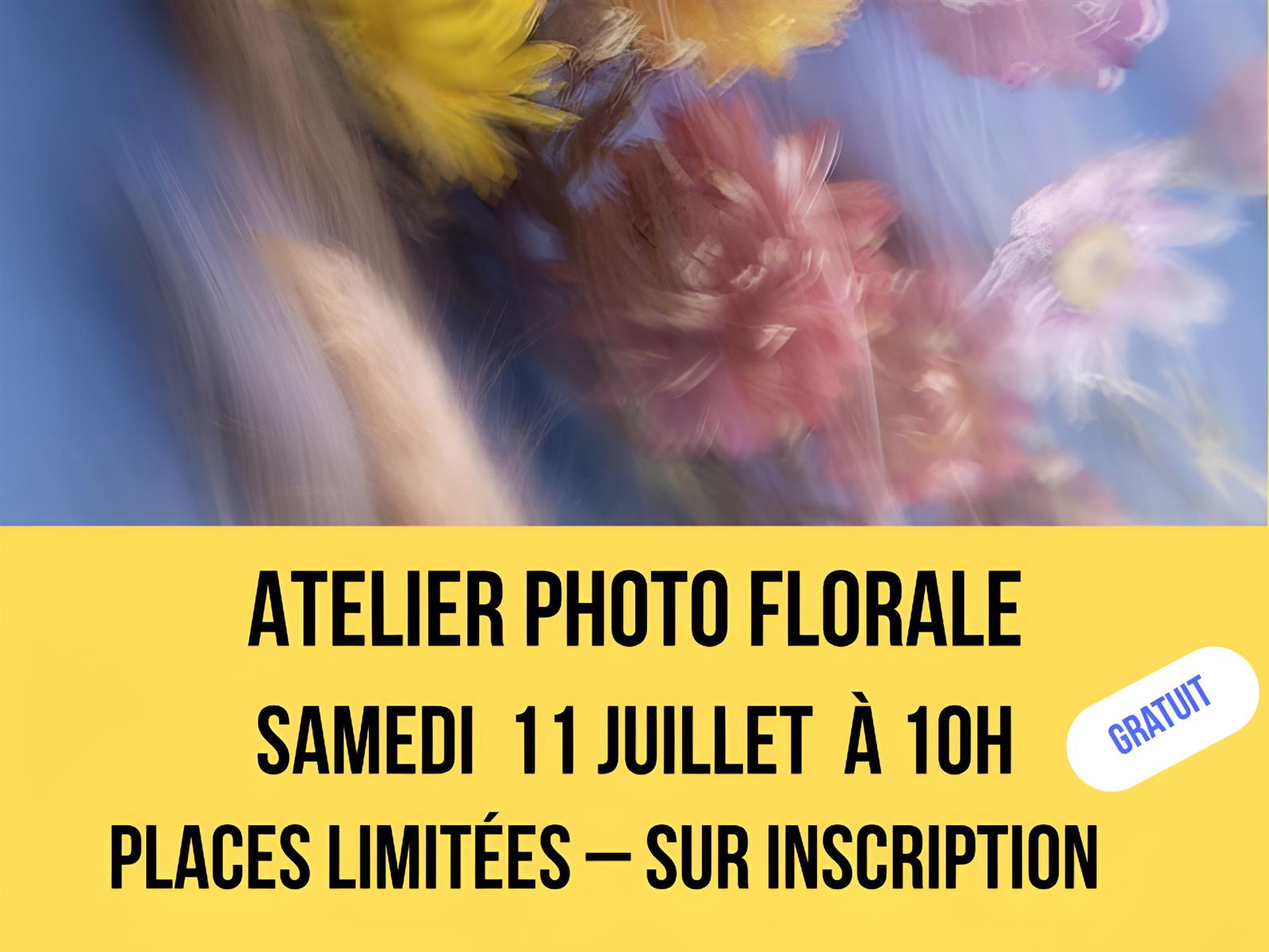 Atelier photo florale