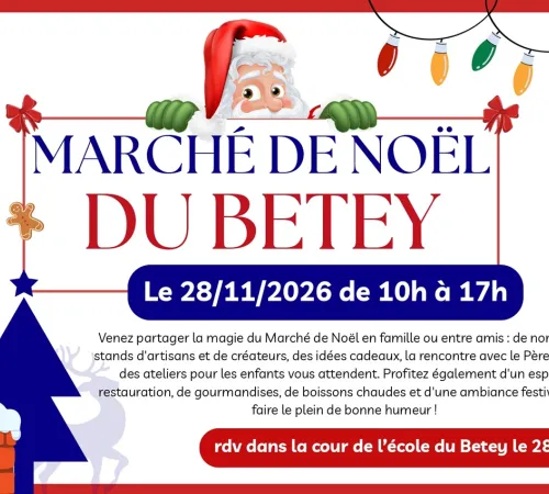 Marché de Noël à l'école du Bétey