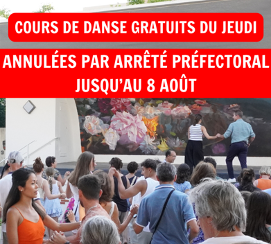 Les cours de danse de l'été