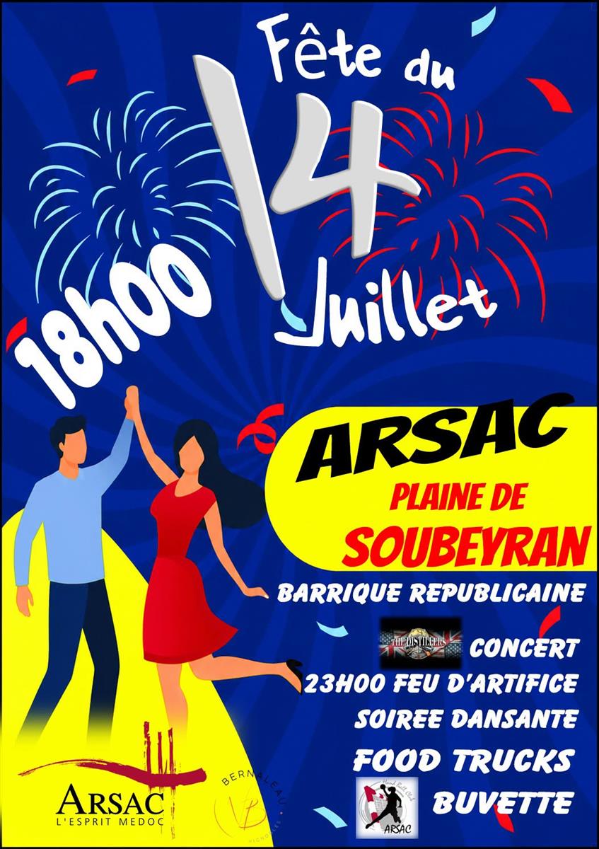 Fête du 14 juillet à Arsac