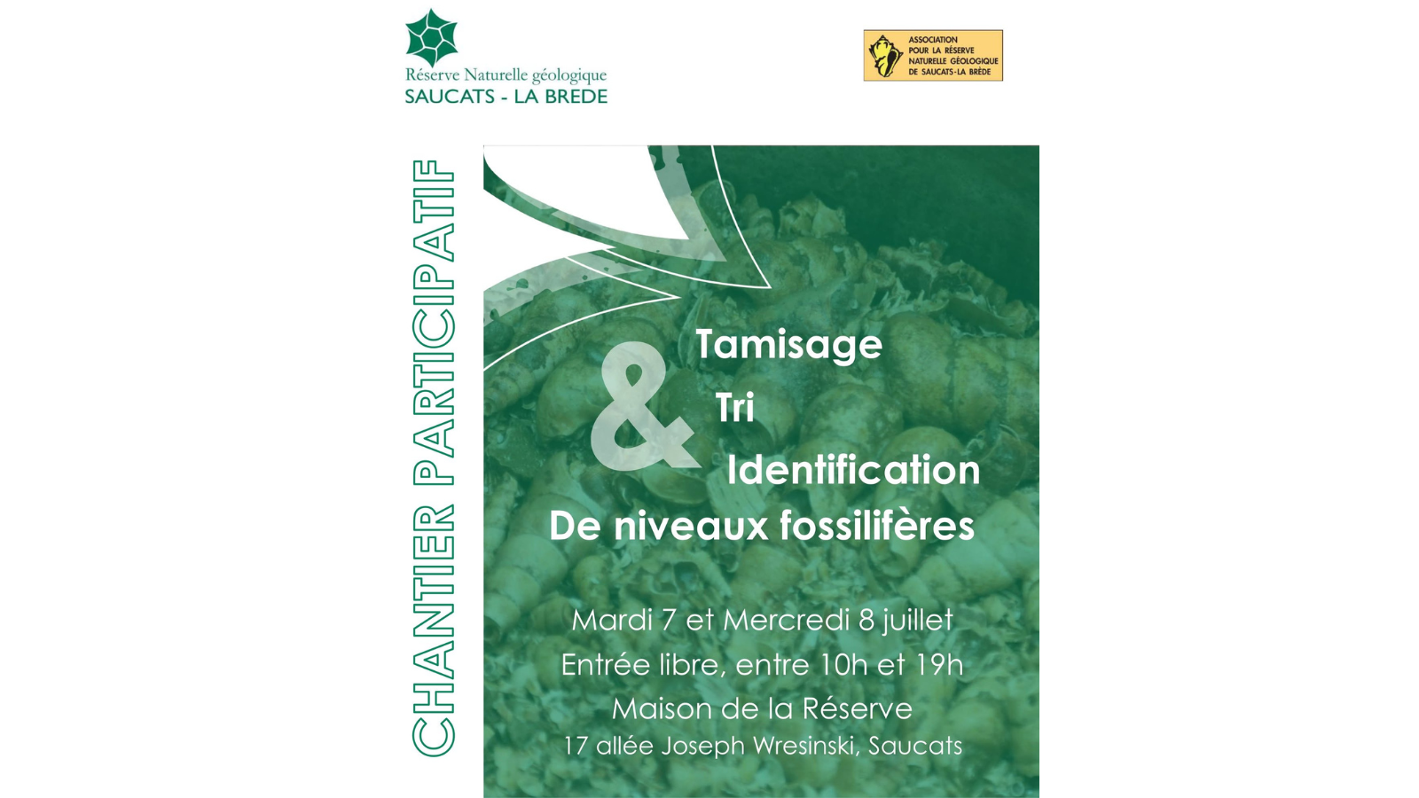 Chantier Participatif : Tamisage, tri et ident ...
