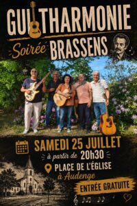 Le groupe guitharmonie interprète Brassens