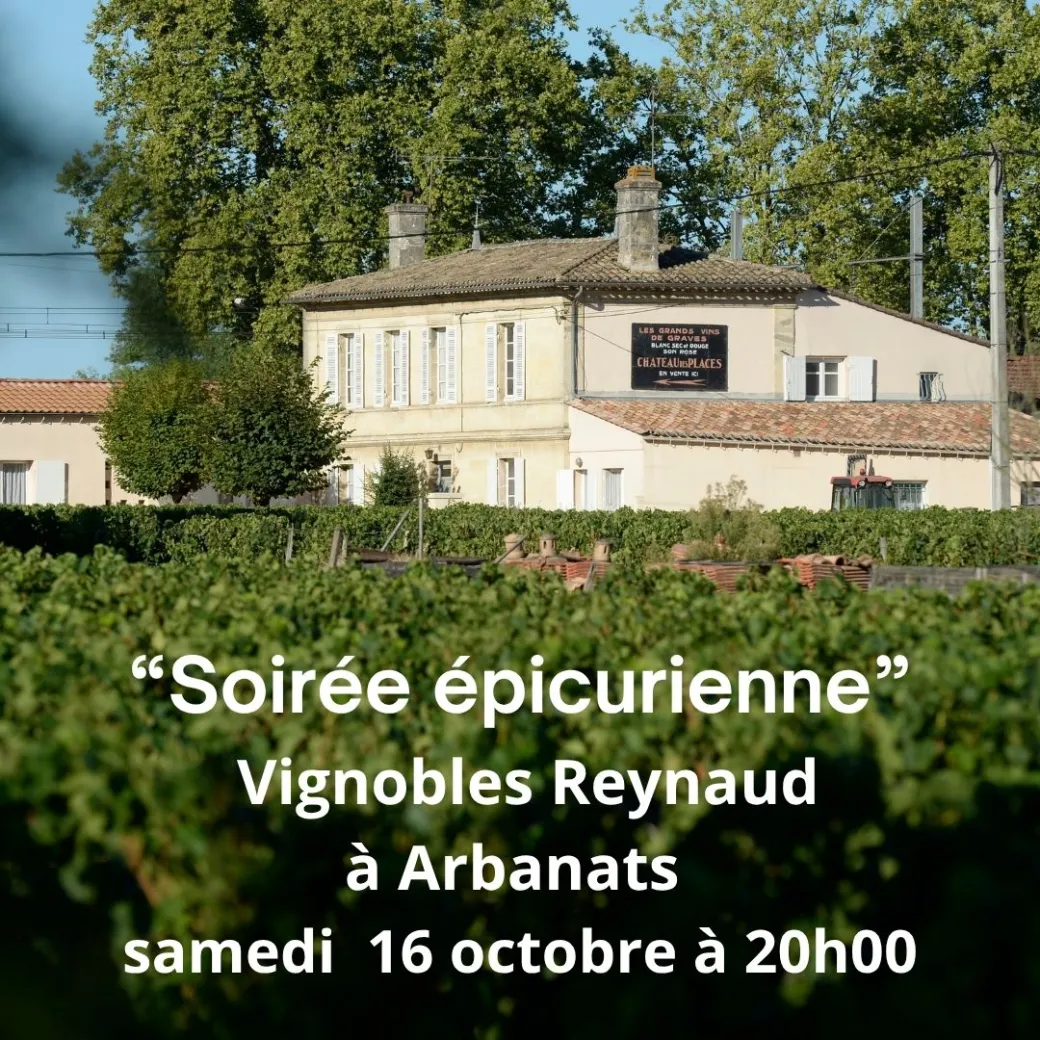 Soirée épicurienne au ... - Crédit: Vignobles Reynaud | CC BY-NC-ND 4.0