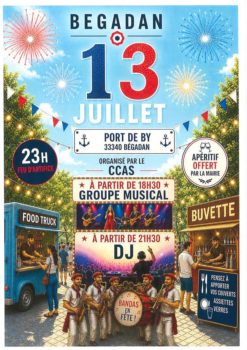 13 juillet au port de By