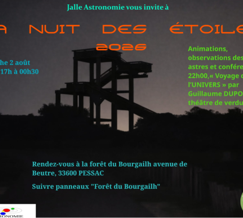 NUITS DES ETOILES 2026 _ PESSAC _ 2 août