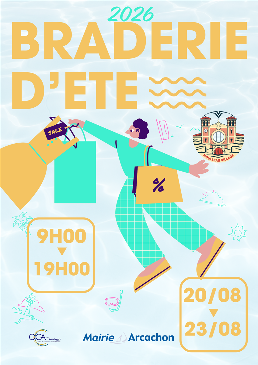 Braderie d'été des commerçants du Moulleau