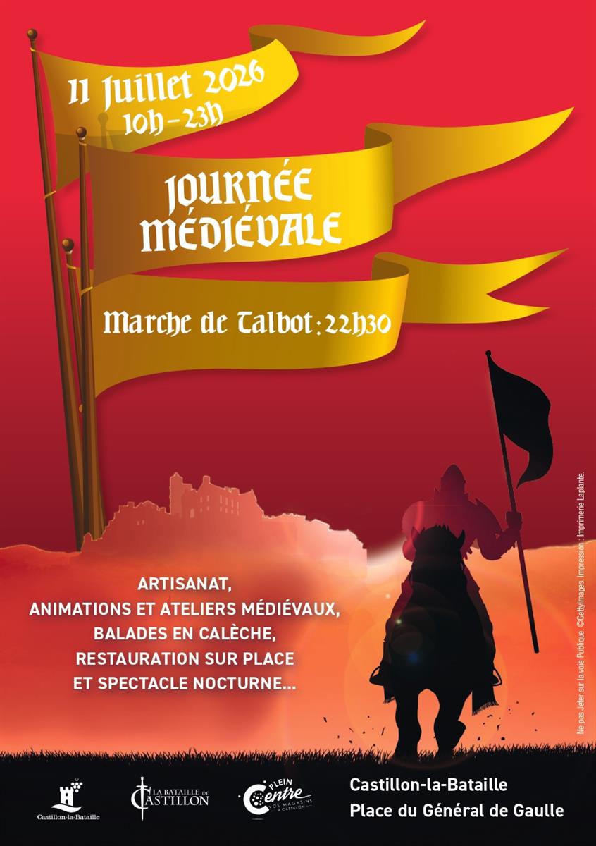 Jounrée Médievale à Castillon la Bataille