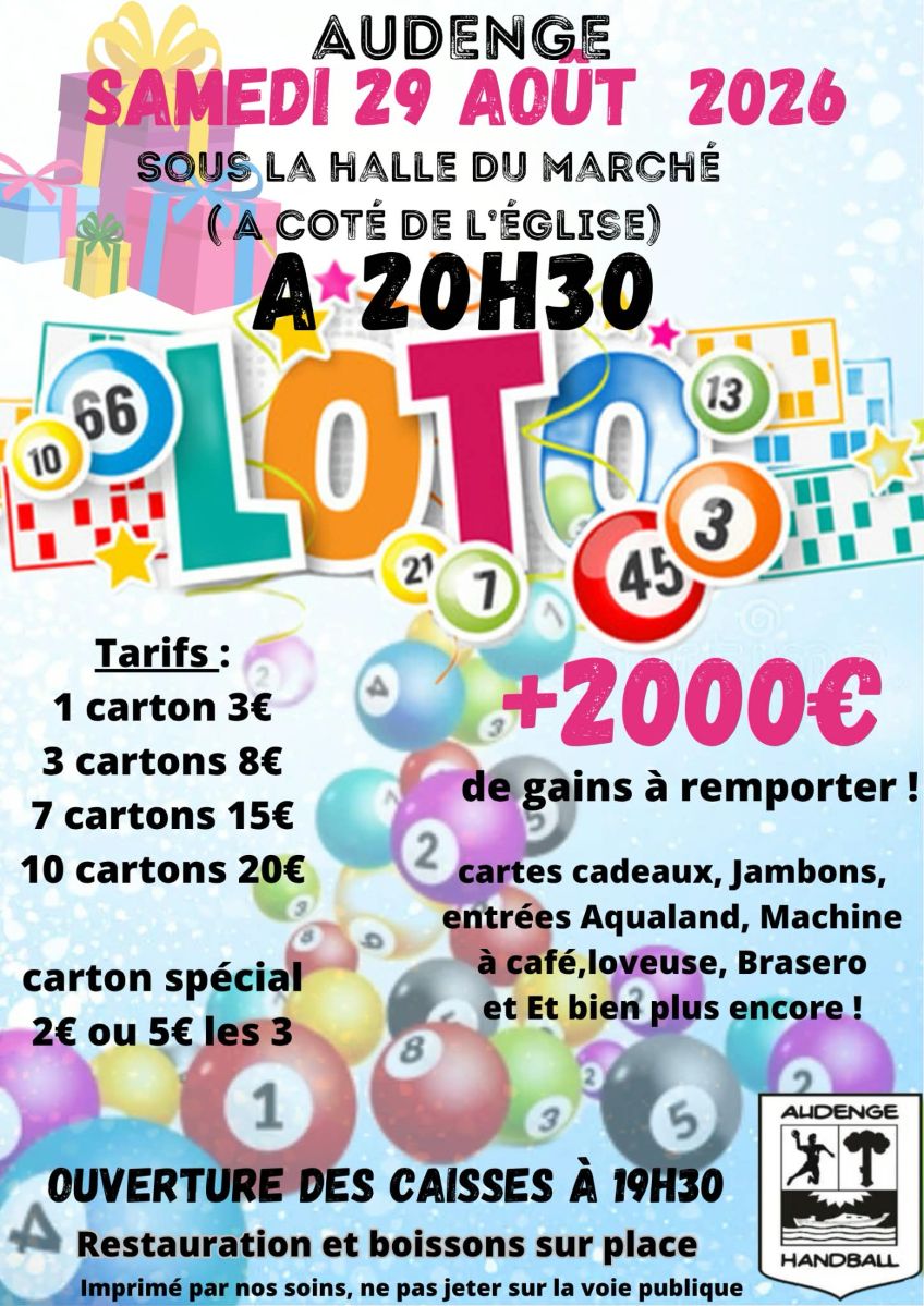 Loto de l'été en plein air
