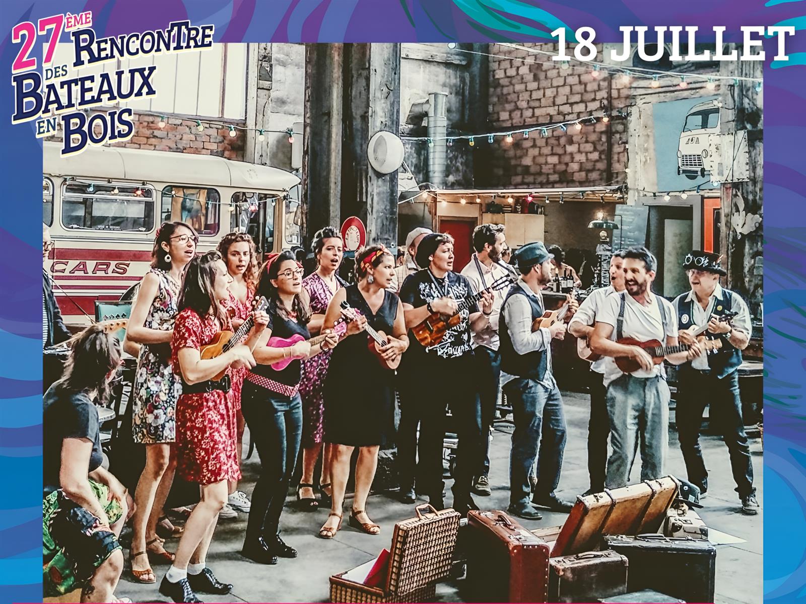 27ème rencontre des bateaux en bois fête à terre