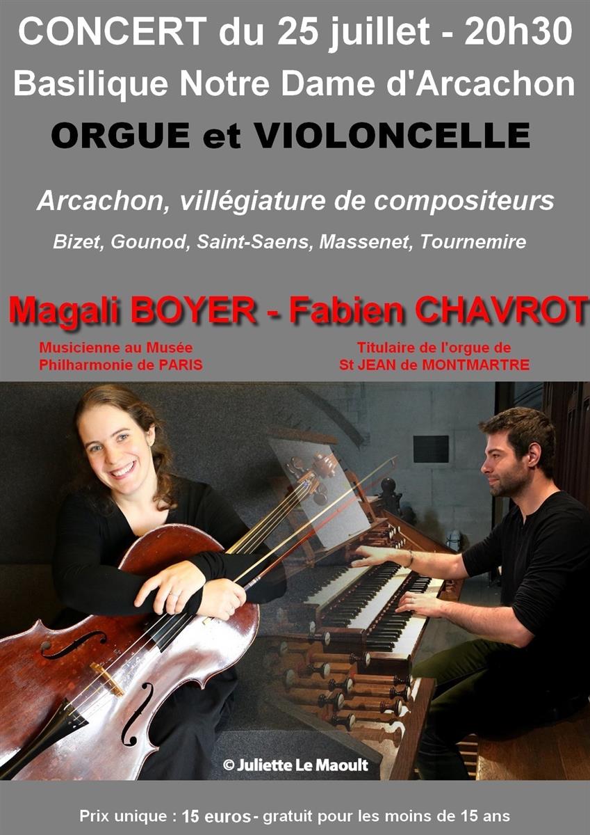 Concert violoncelle et orgue