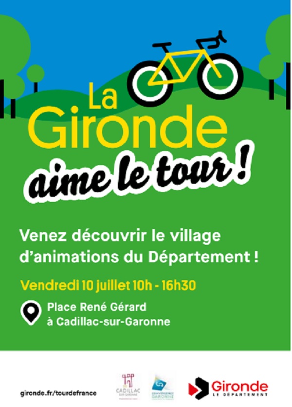 Le Tour de France à Cadillac-sur-Garonne