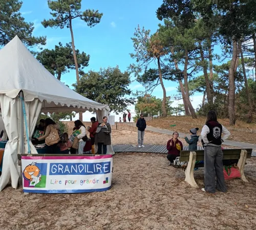Echanges de livres par l'association GrandiLire
