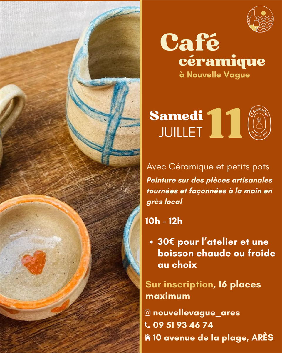 Café céramique à Nouvelle Vague