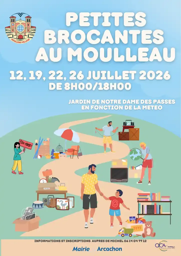 Petite brocante du Mo ... - Crédit: Comité Moulleau Village | CC BY-NC-ND 4.0
