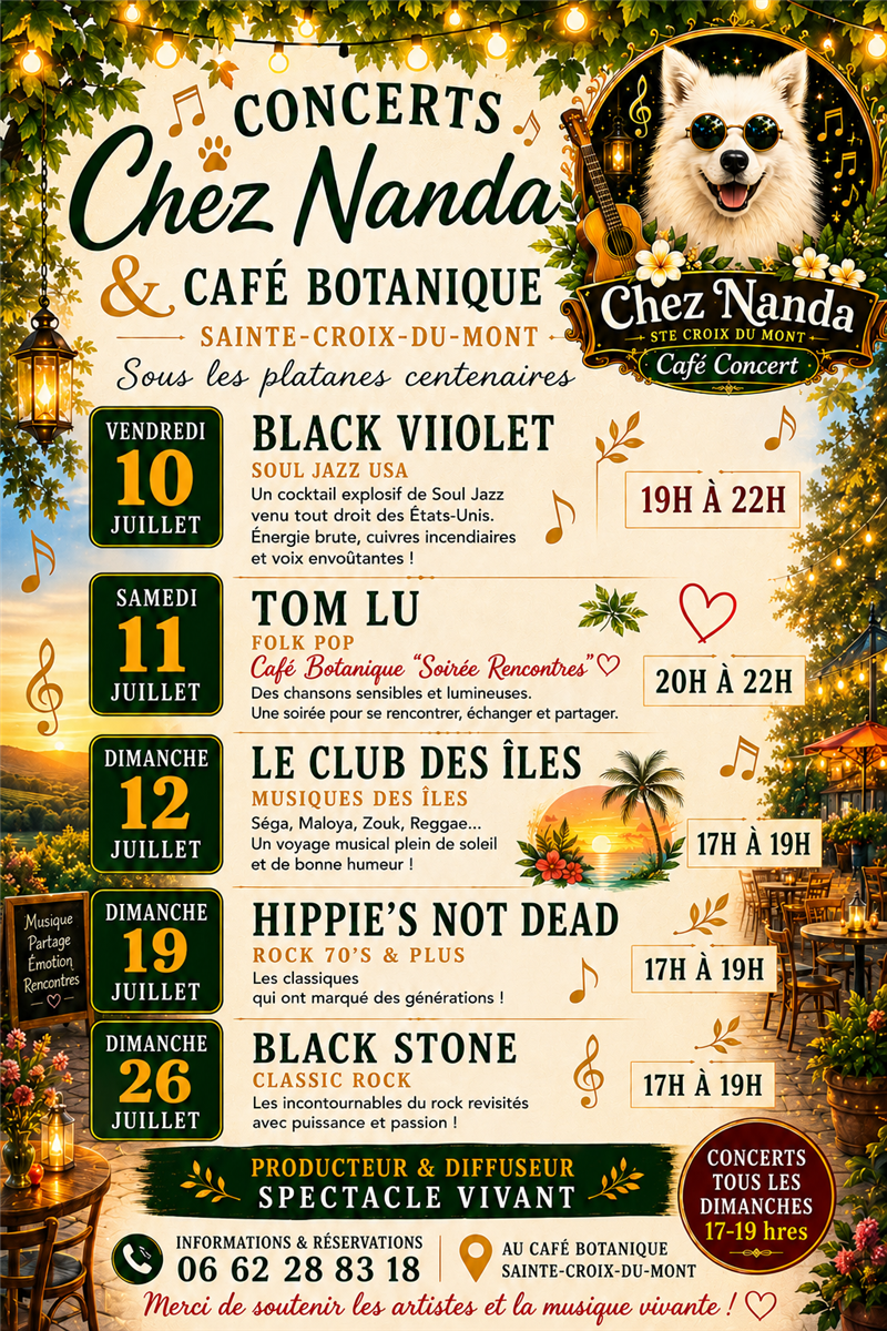 Concert Le club des îles