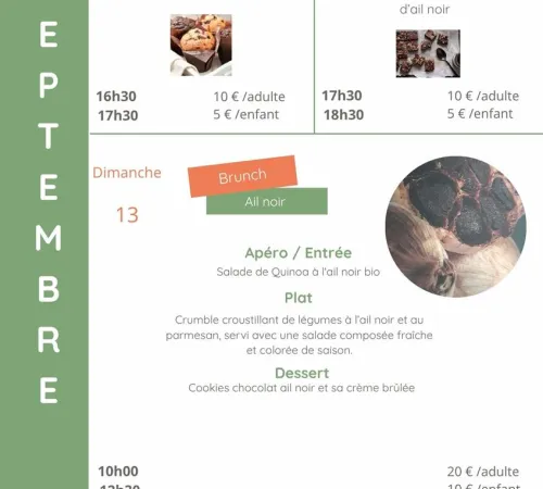 Ateliers culinaires Bio d'Ici