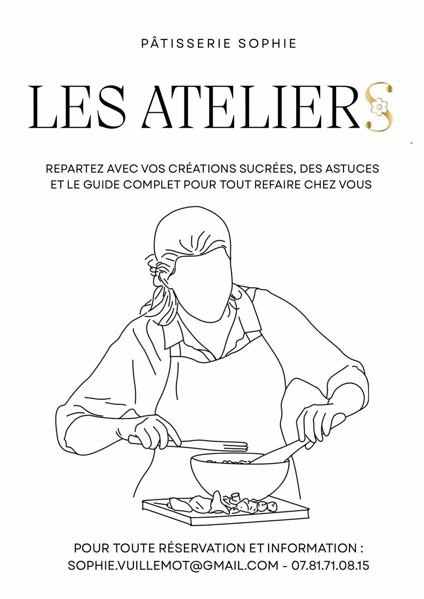 Les ateliers pâtisserie sophie