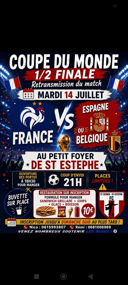 Coupe du Monde 2026 : soirée retransmission à  ...