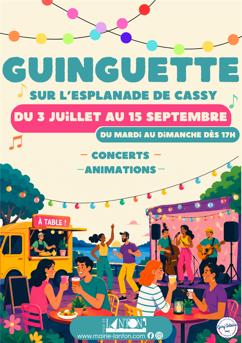 Guinguette sur Esplanade de Cassy