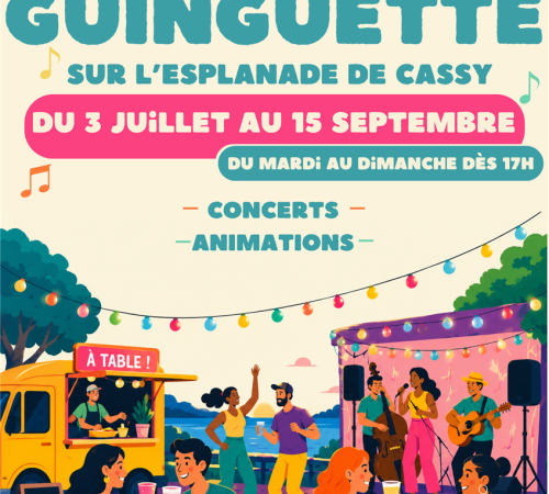 Guinguette sur Esplanade de Cassy
