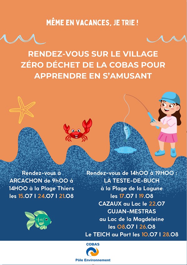 Arcachon : Même en vacances je tri !